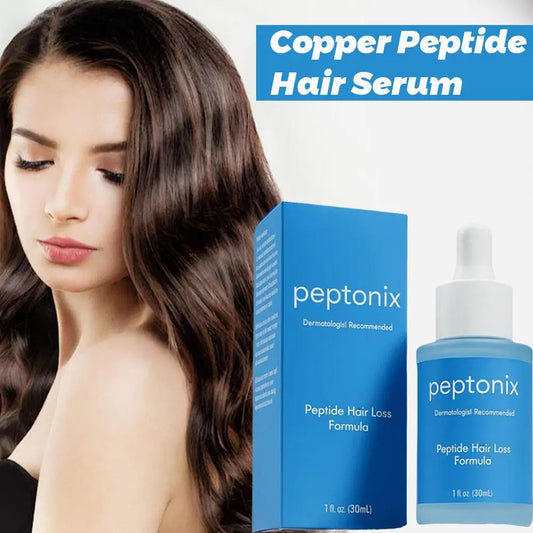 Copper Peptide Hair Care Serum Deeply Nourishes Hair Follicles Promotes Scalp Health Strengthen Roots