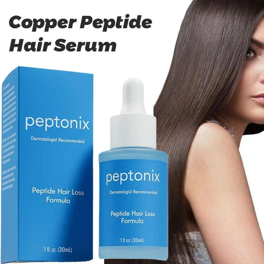 Copper Peptide Hair Care Serum Deeply Nourishes Hair Follicles Promotes Scalp Health Strengthen Roots